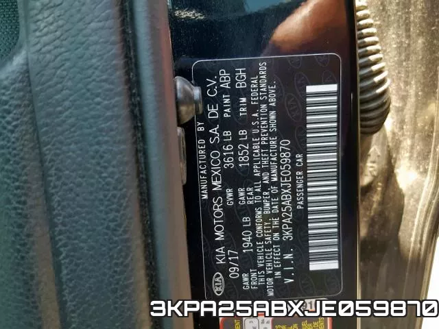 3KPA25ABXJE059870 фото 2