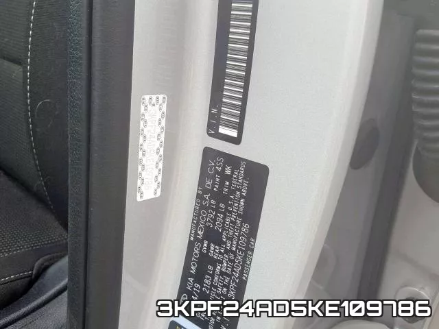 3KPF24AD5KE109786 фото 2
