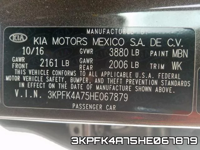 3KPFK4A75HE067879 фото 2