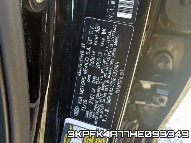 3KPFK4A77HE093349 фото 2