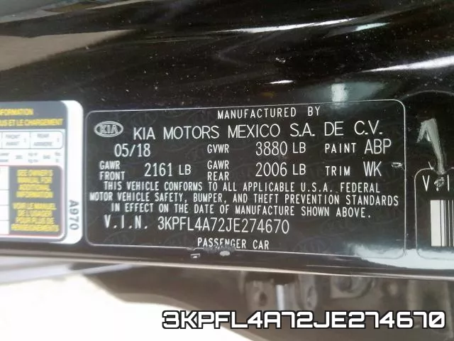 3KPFL4A72JE274670 фото 2