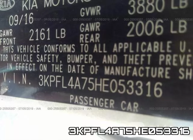 3KPFL4A75HE053316 фото 9