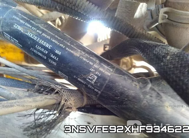3NSVFE92XHF934622 фото 2