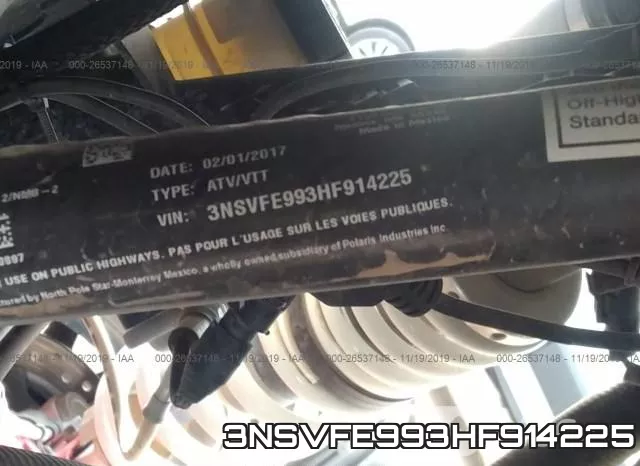 3NSVFE993HF914225 фото 2