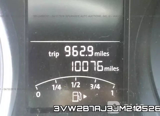 3VW2B7AJ3JM210526 фото 8