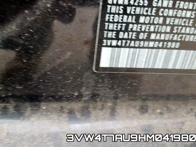 3VW4T7AU9HM041980 фото 2