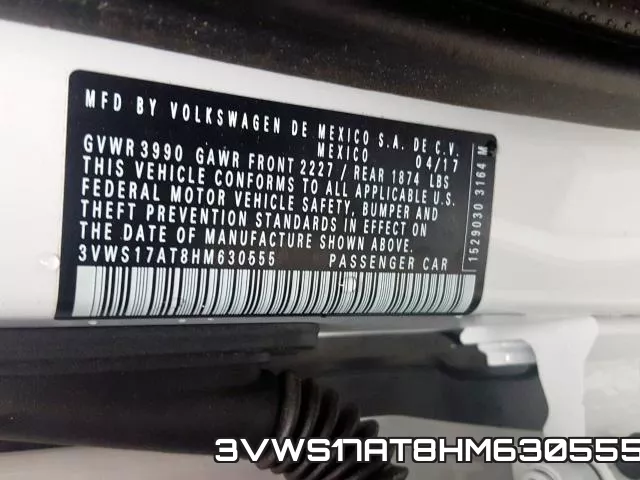 3VWS17AT8HM630555 фото 2