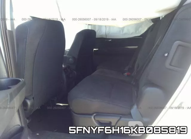 5FNYF6H16KB085819 фото 7