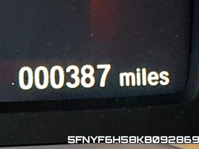 5FNYF6H58KB092869 фото 9
