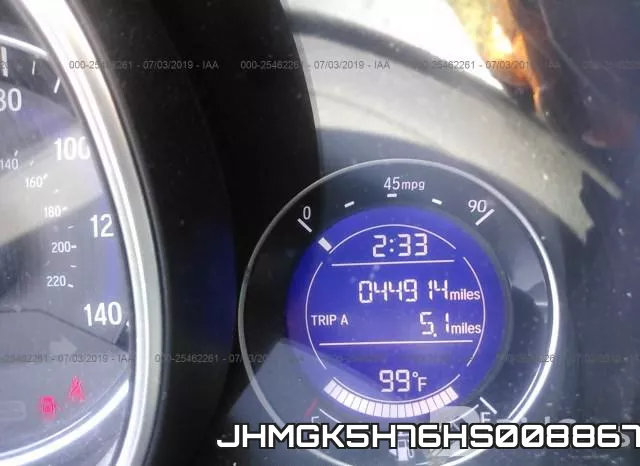 JHMGK5H76HS008867 фото 8