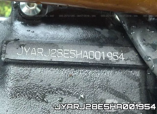 JYARJ28E5HA001954 фото 2