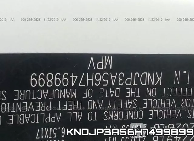 KNDJP3A56H7499899 фото 10