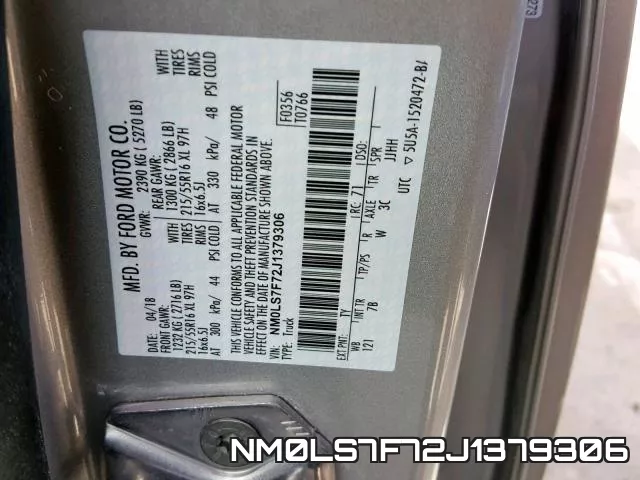 NM0LS7F72J1379306 фото 2