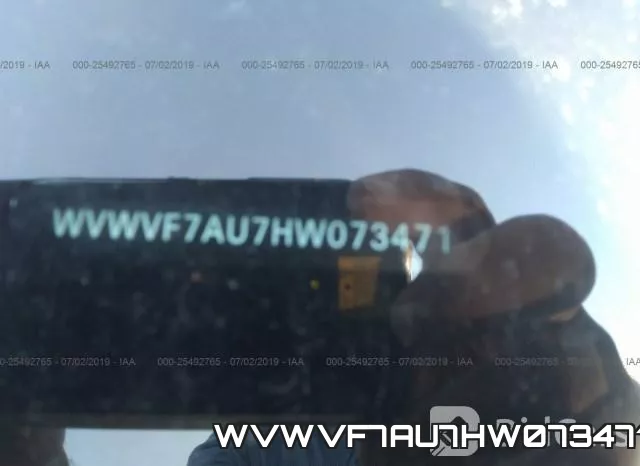 WVWVF7AU7HW073471 фото 10
