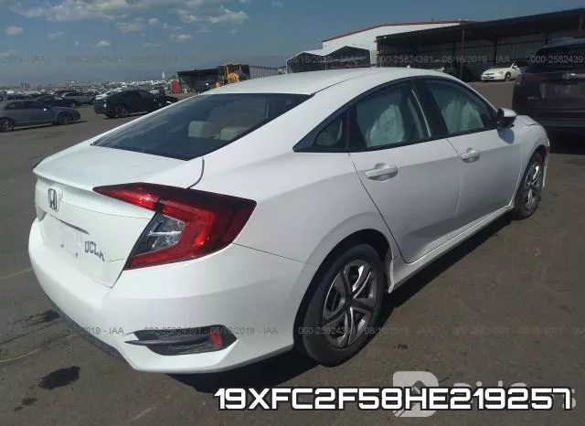19XFC2F58HE219257 фото 5
