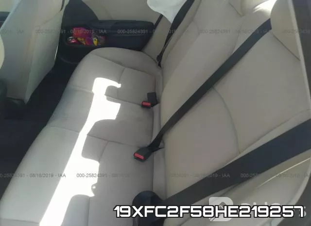 19XFC2F58HE219257 фото 9