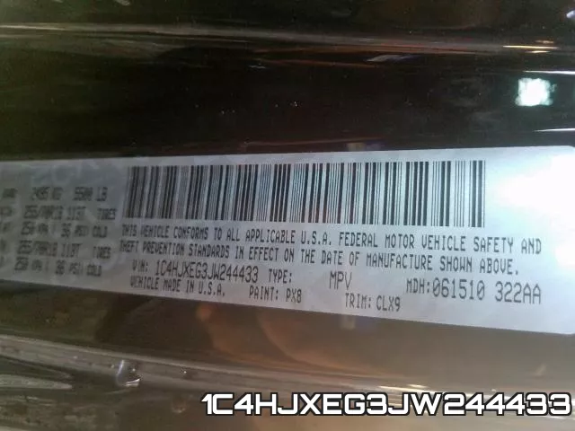 1C4HJXEG3JW244433 фото 2
