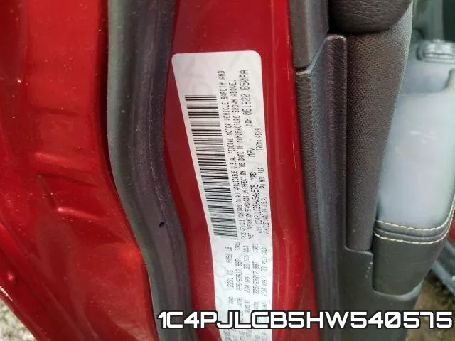 1C4PJLCB5HW540575 фото 2