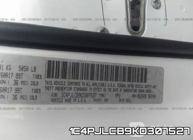 1C4PJLCB9KD307527 фото 10