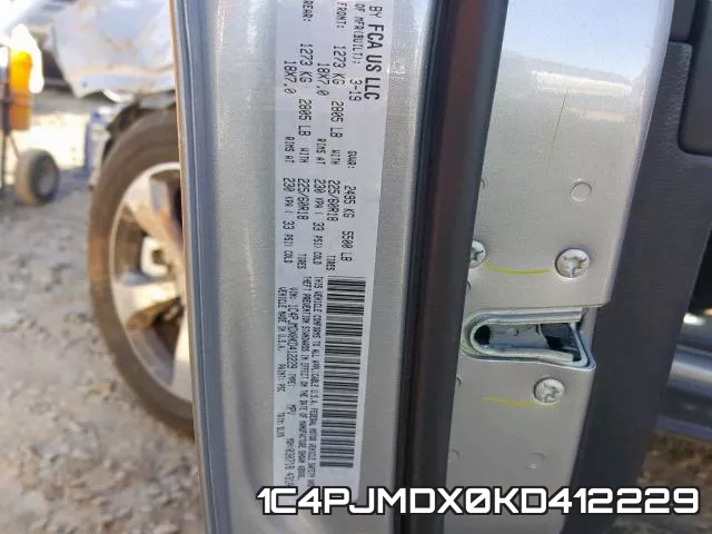 1C4PJMDX0KD412229 фото 2