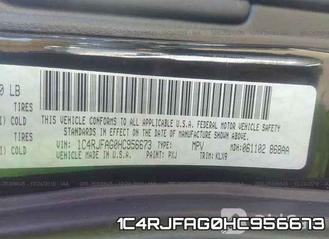 1C4RJFAG0HC956673 фото 9