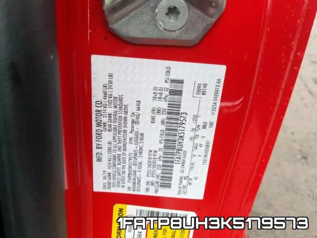 1FATP8UH3K5179573 фото 2