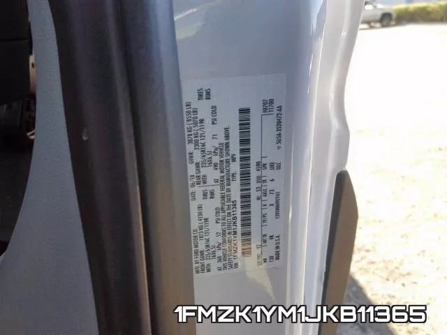1FMZK1YM1JKB11365 фото 2