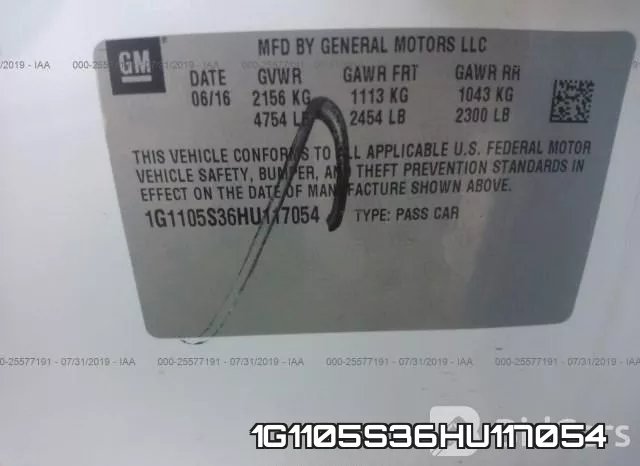 1G1105S36HU117054 фото 10