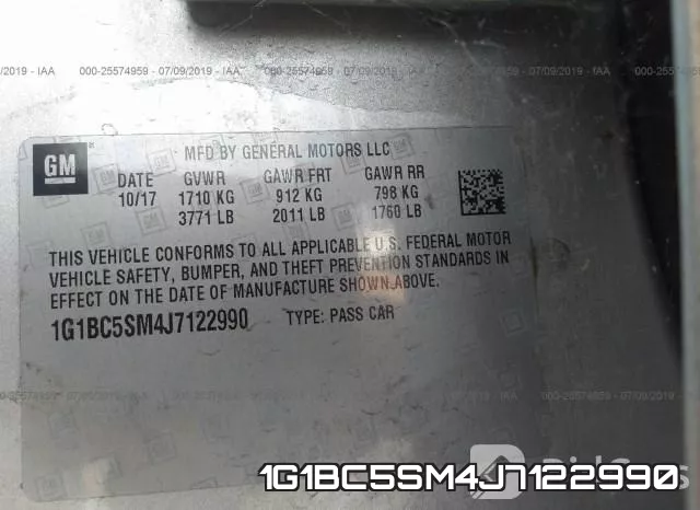 1G1BC5SM4J7122990 фото 9