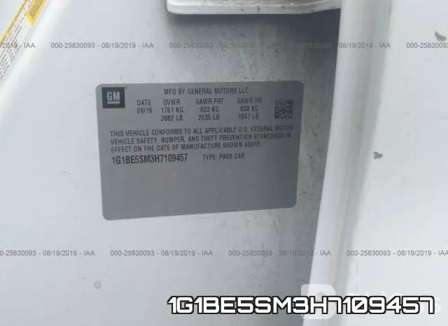 1G1BE5SM3H7109457 фото 10