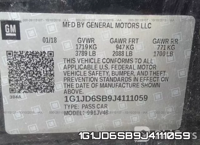 1G1JD6SB9J4111059 фото 10