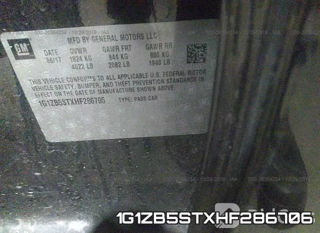 1G1ZB5STXHF286706 фото 10