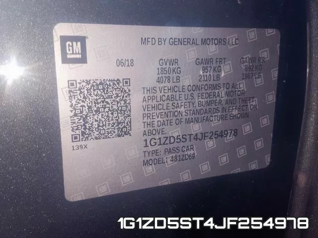 1G1ZD5ST4JF254978 фото 2