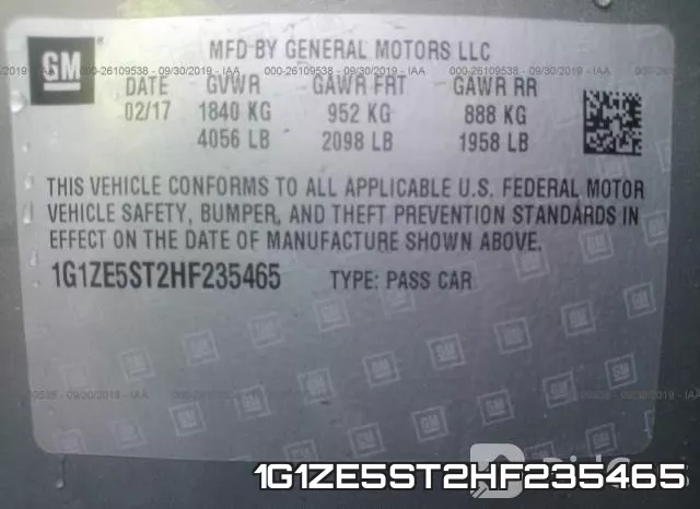 1G1ZE5ST2HF235465 фото 10