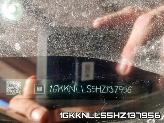 1GKKNLLS5HZ137956 фото 2