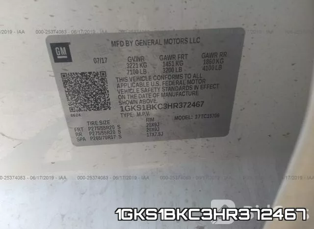 1GKS1BKC3HR372467 фото 10