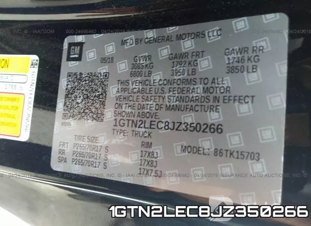 1GTN2LEC8JZ350266 фото 10