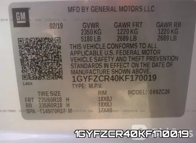 1GYFZCR40KF170019 фото 10