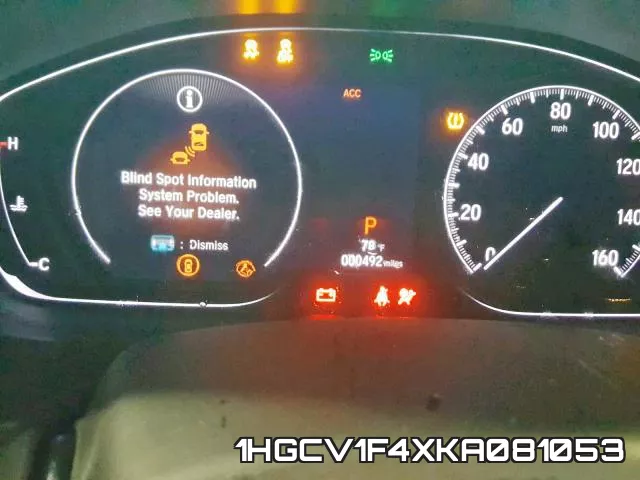 1HGCV1F4XKA081053 фото 9