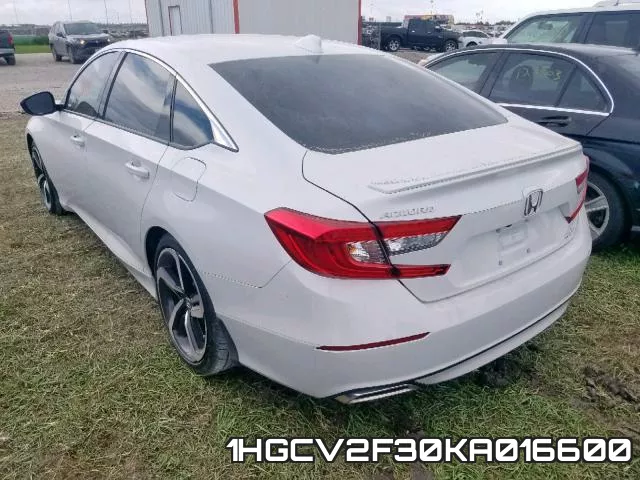 1HGCV2F30KA016600 фото 4