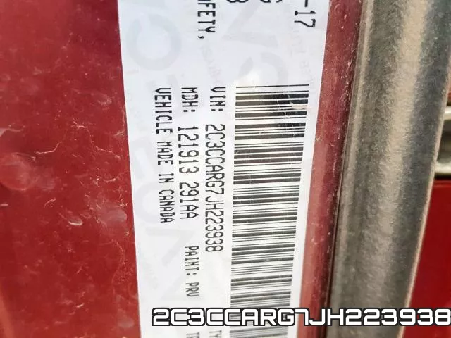 2C3CCARG7JH223938 фото 2