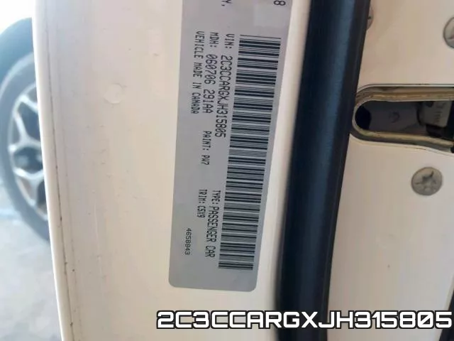 2C3CCARGXJH315805 фото 2
