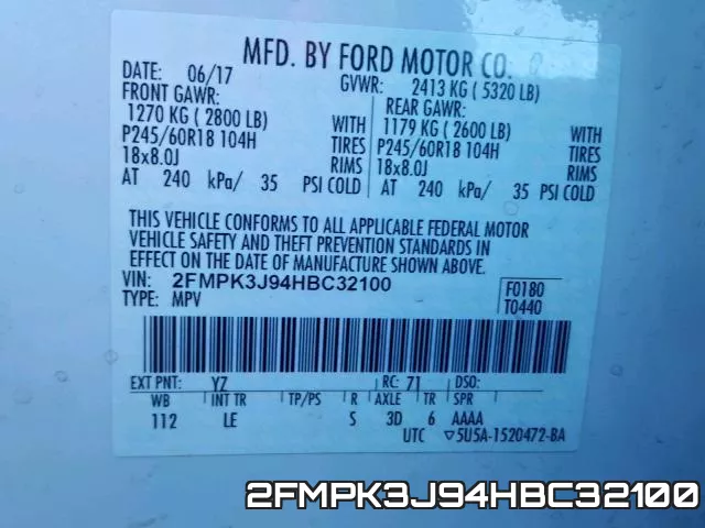 2FMPK3J94HBC32100 фото 2