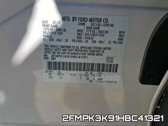 2FMPK3K91HBC41321 фото 2
