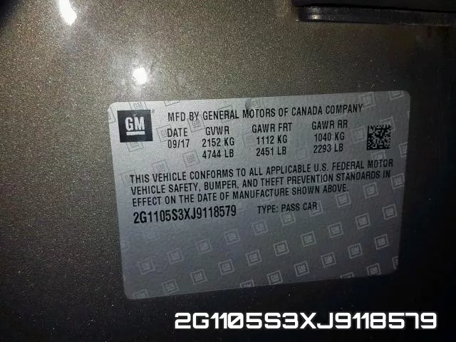 2G1105S3XJ9118579 фото 2