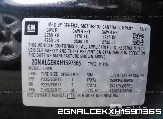 2GNALCEKXH1597365 фото 10
