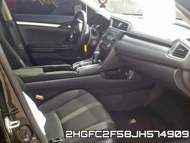 2HGFC2F58JH574909 фото 5