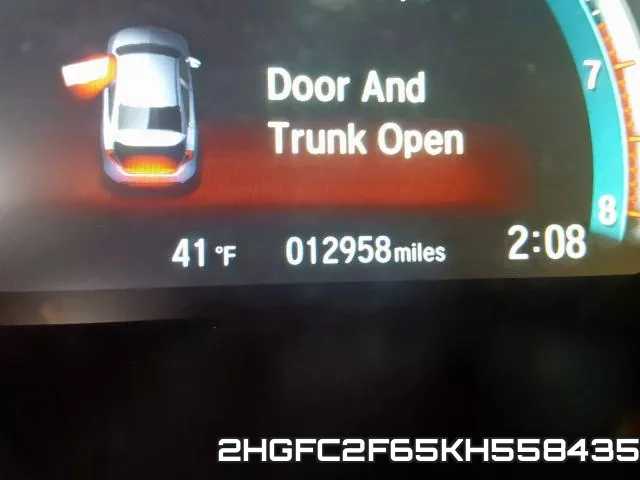 2HGFC2F65KH558435 фото 9