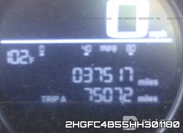 2HGFC4B55HH301180 фото 8