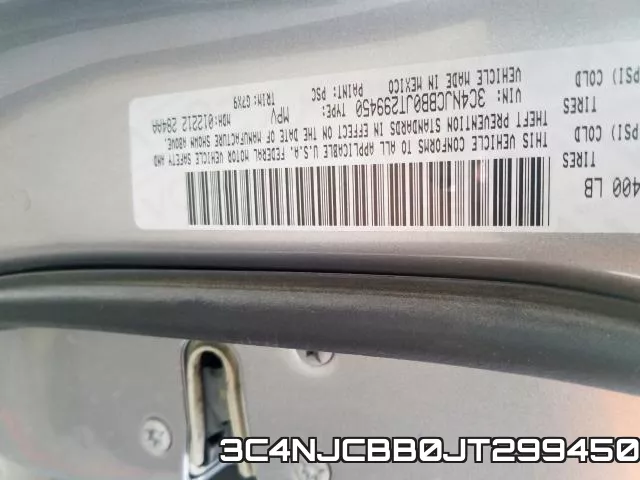 3C4NJCBB0JT299450 фото 2